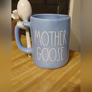 Rae Dunn NWT "Mother Goose" Large Mug & Spoon